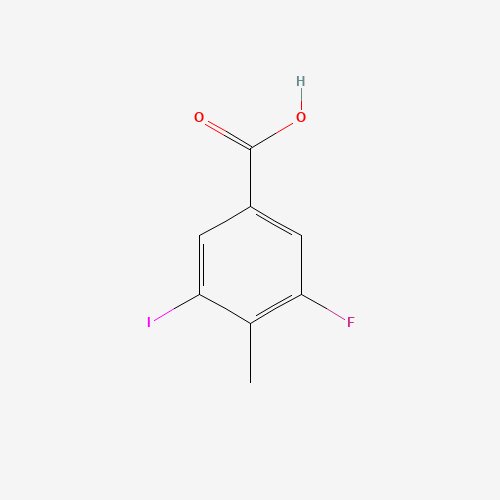 861905-94-4 3-Fluoro-5-iodo-4-methylbenzenecarboxylic acid chemical structure
