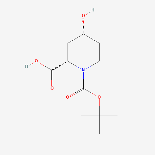 955016-25-8 (2S,4R)-1-(tert-Butoxycarbonyl)-4-hydroxyhexahydro-2-pyridinecarboxylic acid chemical structure