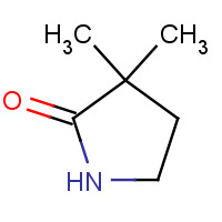 4831-43-0 3,3-Dimethyl-2-pyrrolidinone chemical structure