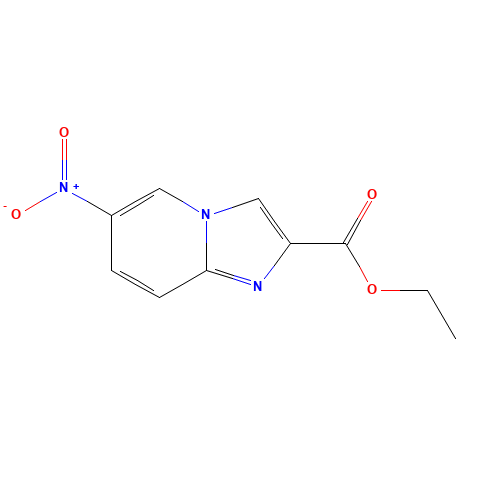 38923-08-9 Ethyl 6-nitroimidazo[1,2-a]pyridine-2-carboxylate chemical structure