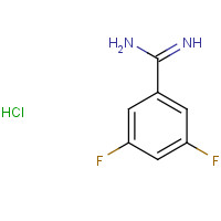 144797-68-2 3,5-Difluorobenzene-1-carboximidamide hydrochloride chemical structure