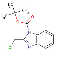 163798-87-6 1-(tert-Butoxycarbonyl)-2-(chloromethyl)-benzimidazole chemical structure