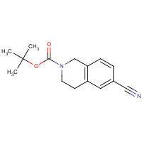 166398-33-0 tert-Butyl 6-cyano-1,2,3,4-tetrahydroisoquinoline-2-carboxylate chemical structure