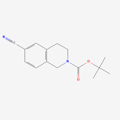 166398-33-0 tert-Butyl 6-cyano-1,2,3,4-tetrahydroisoquinoline-2-carboxylate chemical structure