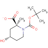 254882-14-9 (2S,4S)-1-tert-Butyl 2-methyl-4-hydroxypiperidine-1,2-dicarboxylate chemical structure