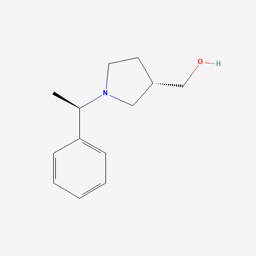 109960-55-6 ((S)-1-((R)-1-Phenylethyl)pyrrolidin-3-yl)methanol chemical structure