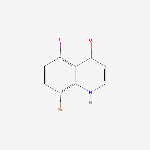 1065092-35-4 8-Bromo-5-fluoroquinolin-4-ol chemical structure