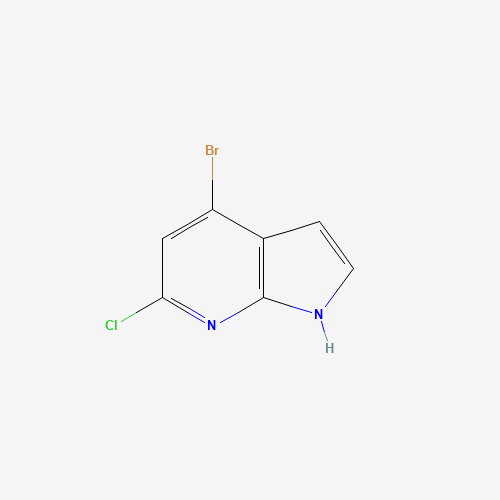942920-50-5 4-Bromo-6-chloro-1H-pyrrolo[2,3-b]pyridine chemical structure