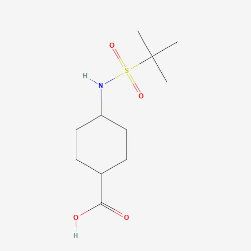 342578-12-5 (1R,4R)-4-(1,1-Dimethylethylsulfonamido)-cyclohexanecarboxylic acid chemical structure
