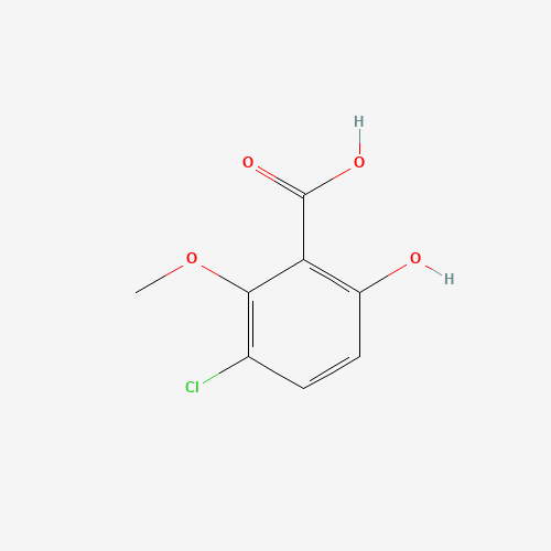 146984-79-4 3-Chloro-6-hydroxy-2-methoxybenzoic acid chemical structure