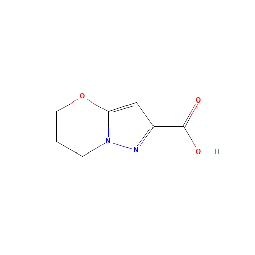 718621-99-9 6,7-Dihydro-5H-pyrazolo[5,1-b][1,3]oxazine-2-carboxylic acid chemical structure