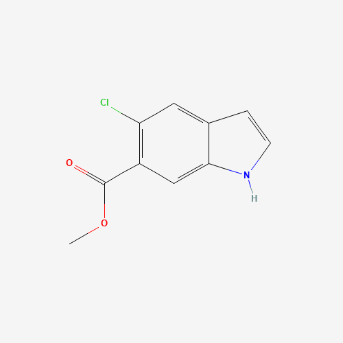 1245643-61-1 Methyl 5-chloro-1H-indole-6-carboxylate chemical structure