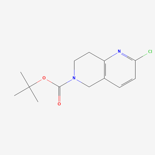 1151665-15-4 tert-Butyl 2-chloro-7,8-dihydro-1,6-naphthyridine-6(5H)-carboxylate chemical structure