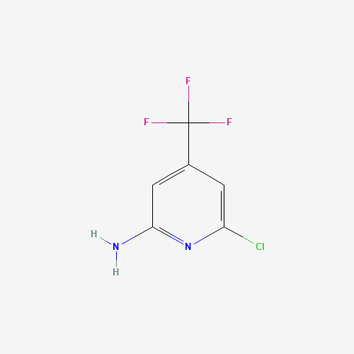 34486-23-2 6-Chloro-4-trifluoromethyl-pyridin-2-ylamine chemical structure