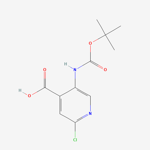 171178-46-4 5-tert-Butoxycarbonylamino-2-chloro-isonicotinic acid chemical structure