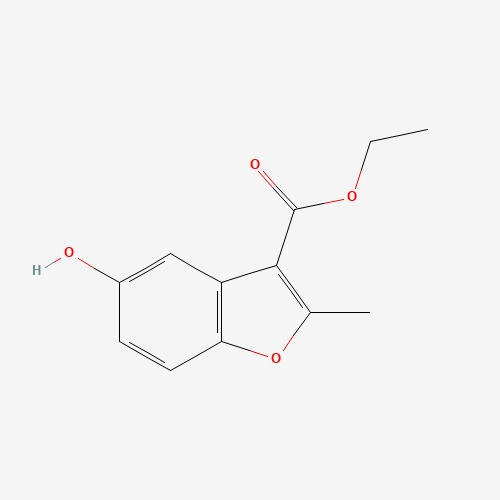 7287-40-3 Ethyl 5-hydroxy-2-methyl-1-benzofuran-3-carboxylate chemical structure