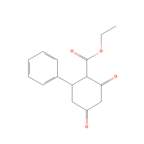 56540-06-8 Ethyl 2,4-dioxo-6-phenylcyclohexanecarboxylate chemical structure