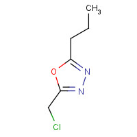 33575-93-8 2-(Chloromethyl)-5-propyl-1,3,4-oxadiazole chemical structure