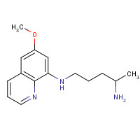 525-61-1 N1-(6-Methoxy-8-quinolinyl)-1,4-pentanediamine chemical structure