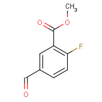 165803-94-1 Methyl 2-fluoro-5-formylbenzoate chemical structure