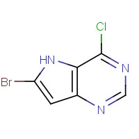 1211536-93-4 6-Bromo-4-chloro-5H-pyrrolo[3,2-d]pyrimidine chemical structure