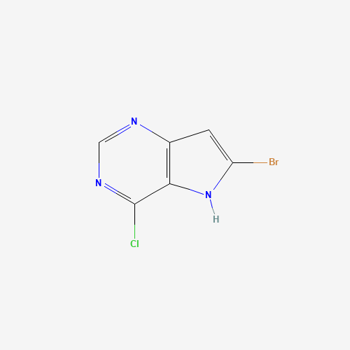 1211536-93-4 6-Bromo-4-chloro-5H-pyrrolo[3,2-d]pyrimidine chemical structure