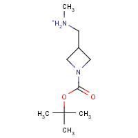 1049730-81-5 1-Boc-3-((methylamino)methyl)azetidine chemical structure