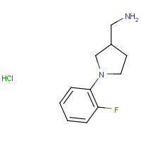 479089-93-5 {[1-(2-Fluorophenyl)pyrrolidin-3-yl]methyl}amine hydrochloride chemical structure