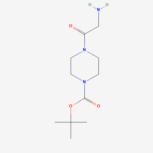 352359-09-2 tert-Butyl 4-glycylpiperazine-1-carboxylate hydrochloride chemical structure