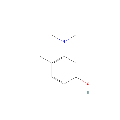 119-31-3 3-(Dimethylamino)-4-methylphenol chemical structure