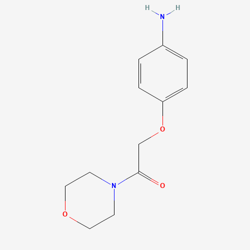 76870-09-2 [4-(2-Morpholin-4-yl-2-oxoethoxy)phenyl]amine chemical structure
