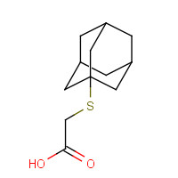 95769-28-1 (1-Adamantylthio)acetic acid chemical structure