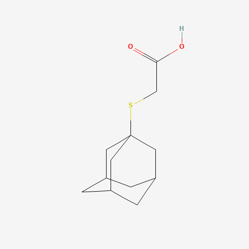 95769-28-1 (1-Adamantylthio)acetic acid chemical structure