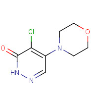 944-88-7 4-Chloro-5-morpholin-4-ylpyridazin-3(2H)-one chemical structure