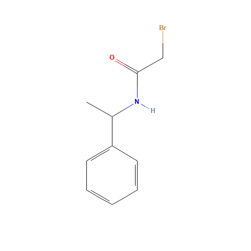 70110-38-2 2-Bromo-N-(1-phenylethyl)acetamide chemical structure