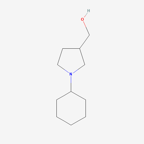 100049-71-6 (1-Cyclohexylpyrrolidin-3-yl)methanol chemical structure