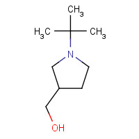 71548-34-0 (1-tert-Butylpyrrolidin-3-yl)methanol chemical structure