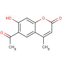 16555-98-9 6-Acetyl-7-hydroxy-4-methyl-2H-chromen-2-one chemical structure