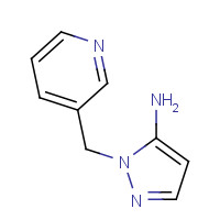 852990-17-1 1-(Pyridin-3-ylmethyl)-1H-pyrazol-5-amine chemical structure