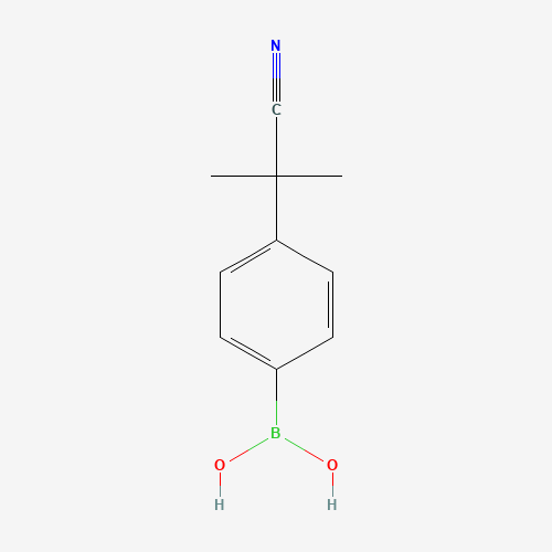 850568-67-1 [4-(1-Cyano-1-methylethyl)phenyl]boronic acid chemical structure
