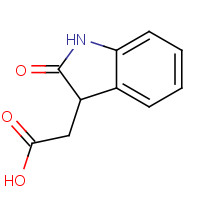 2971-31-5 (2-Oxo-2,3-dihydro-1H-indol-3-yl)acetic acid chemical structure