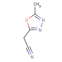 130781-63-4 (5-Methyl-1,3,4-oxadiazol-2-yl)acetonitrile chemical structure