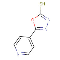 15264-63-8 5-Pyridin-4-yl-1,3,4-oxadiazole-2-thiol chemical structure