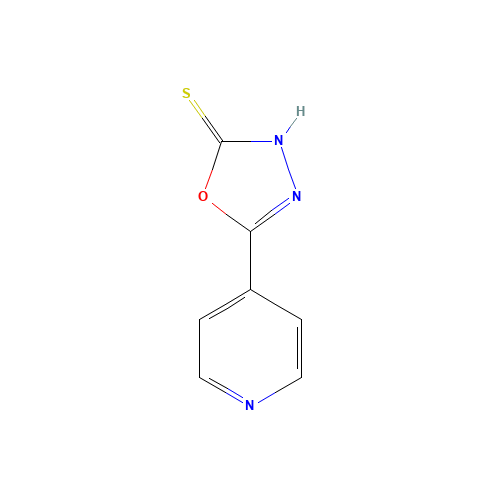 15264-63-8 5-Pyridin-4-yl-1,3,4-oxadiazole-2-thiol chemical structure