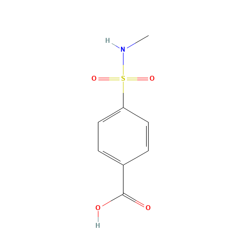 10252-63-8 4-[(Methylamino)sulfonyl]benzoic acid chemical structure