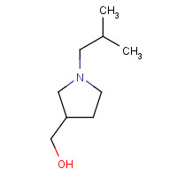 910442-13-6 (1-Isobutylpyrrolidin-3-yl)methanol chemical structure