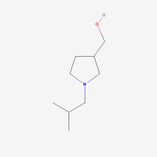 910442-13-6 (1-Isobutylpyrrolidin-3-yl)methanol chemical structure