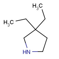 34971-71-6 3,3-Diethylpyrrolidine chemical structure