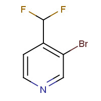 114468-05-2 3-Bromo-4-(difluoromethyl)pyridine chemical structure