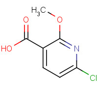 65515-33-5 6-Chloro-2-methoxypyridine-3-carboxylic acid chemical structure